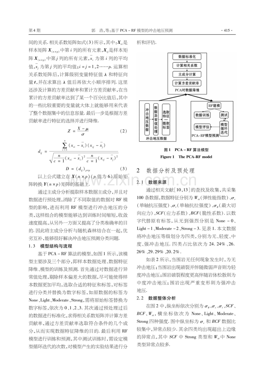 基于PCA-RF模型的冲击地压预测.pdf_第3页