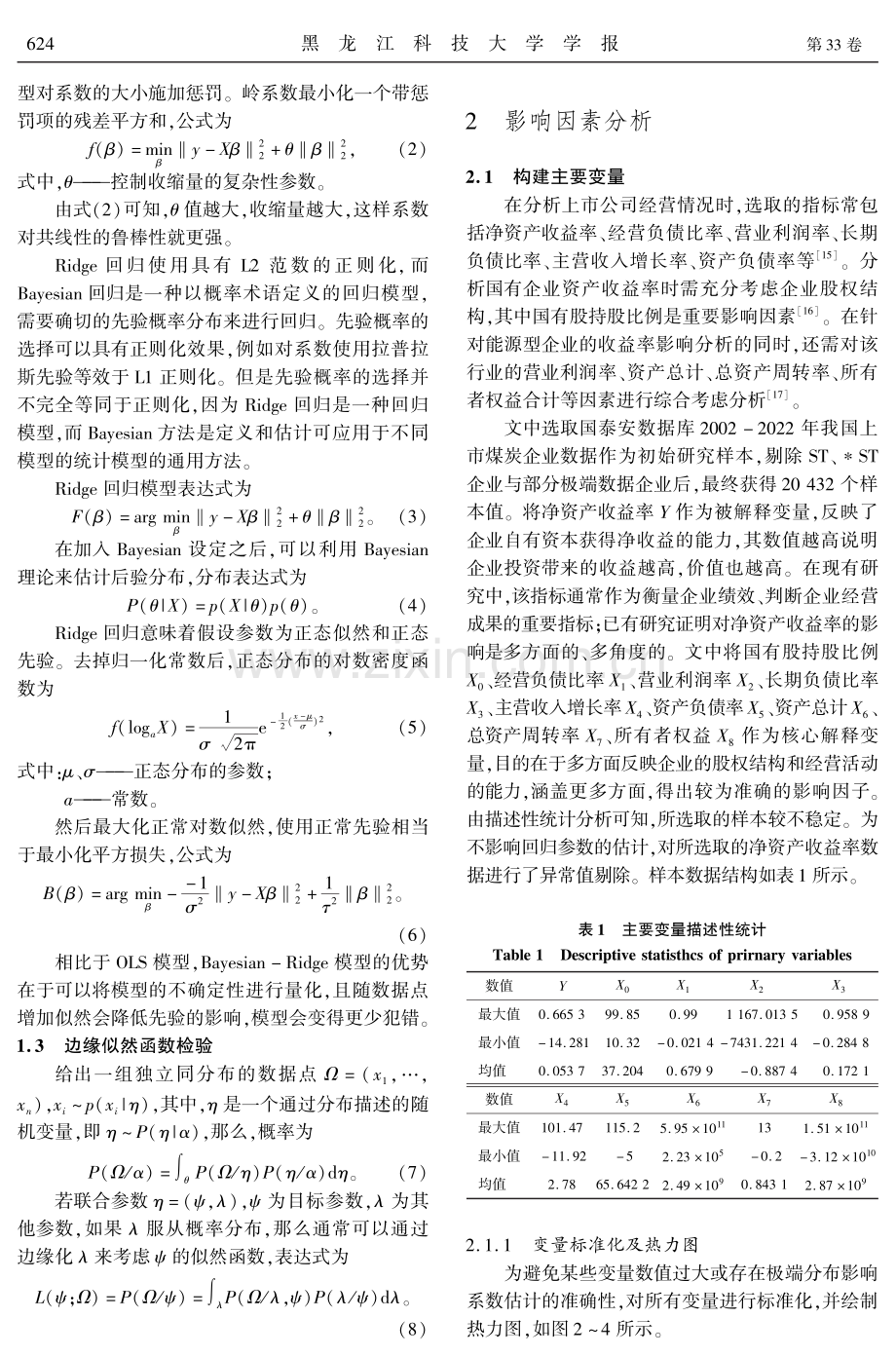 基于Bayesian-Ridge模型的煤炭企业净资产收益率影响因素.pdf_第3页