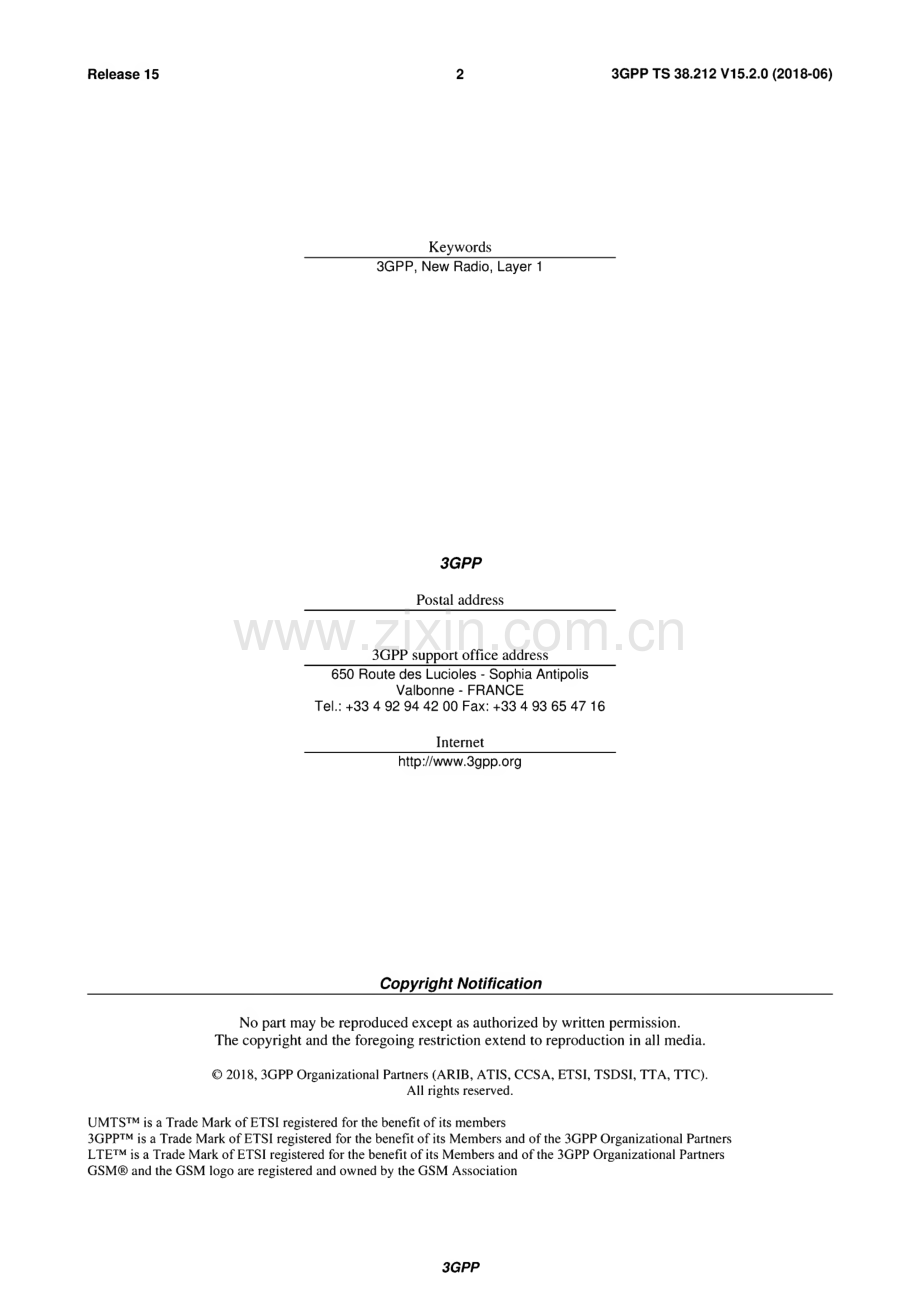 物理层复用与信道编码3GPP TS 38.212 V15.2.0.pdf_第2页