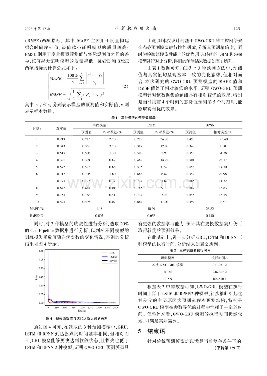 基于GWO-GRU的工控网络安全态势预测模型分析.pdf_第3页