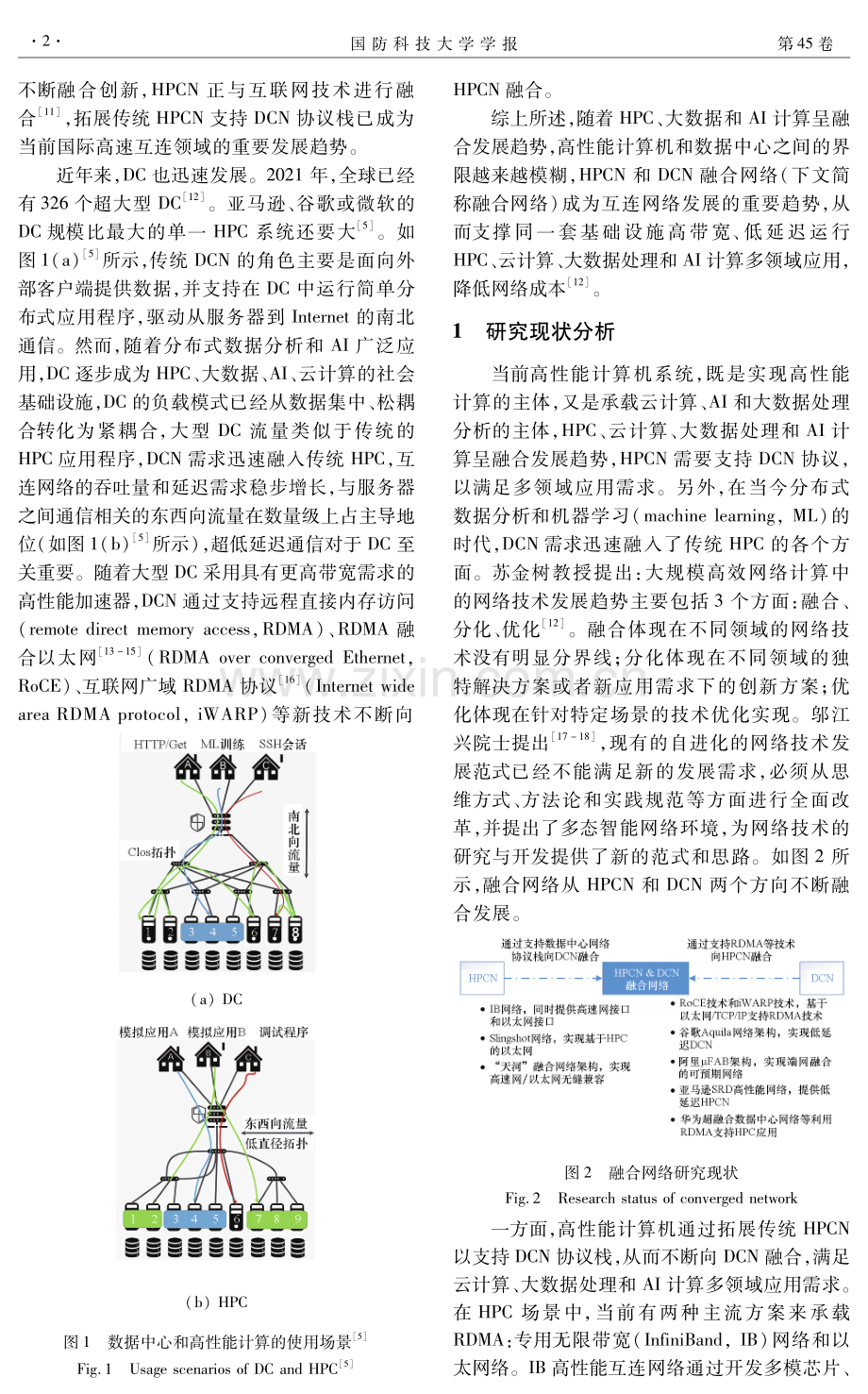 高性能计算和数据中心融合网络研究综述.pdf_第2页