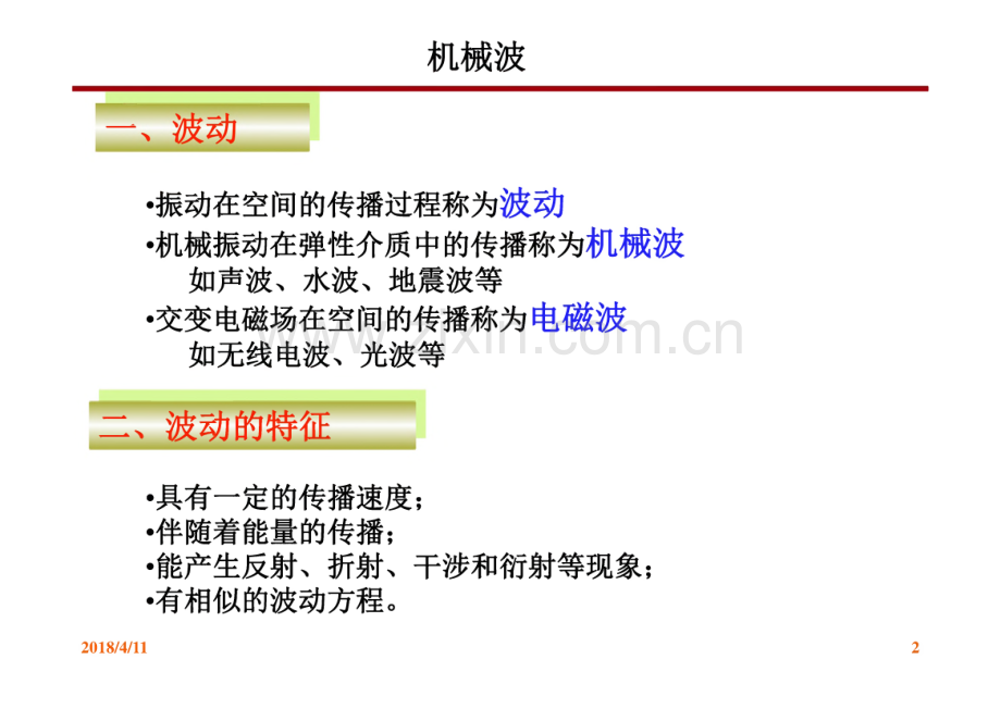 大学物理课件7机械波.pdf_第2页