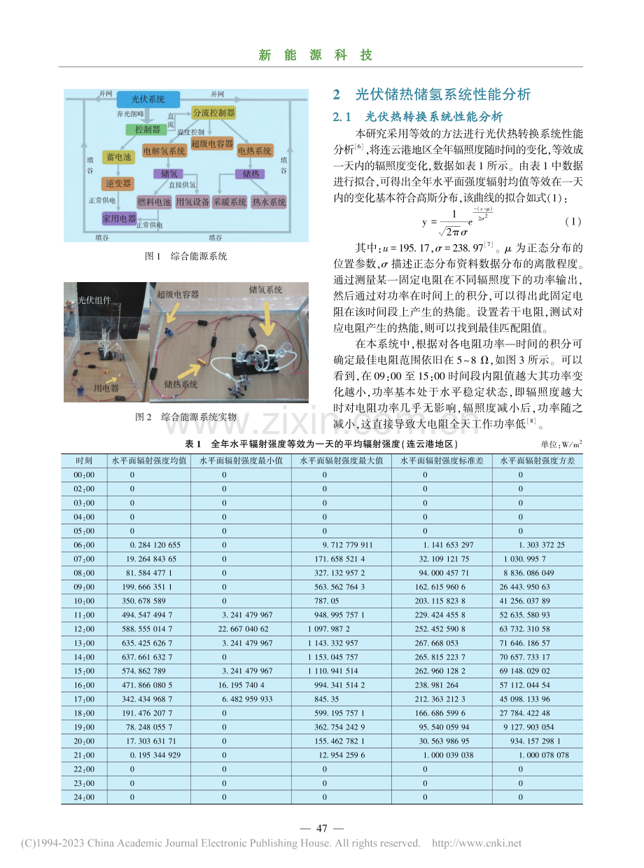 光伏储热储氢综合能源系统设计与研究_张颖.pdf_第2页