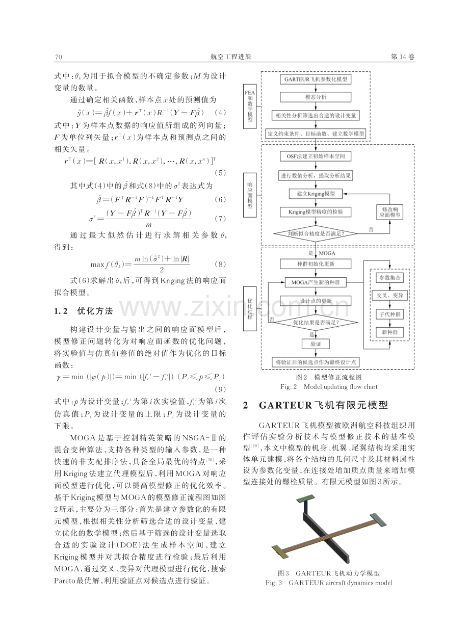 基于Kriging模型与MOGA算法的有限元模型修正.pdf_第3页