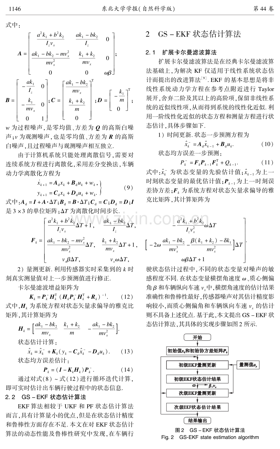 基于GS-EKF滤波方法的车辆状态参数估计.pdf_第3页