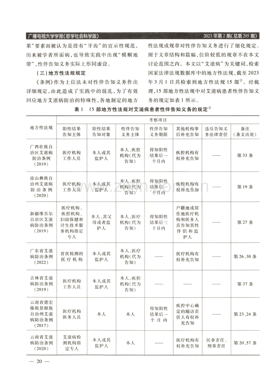 基本权利冲突视域下艾滋病患者的性伴告知义务.pdf_第3页