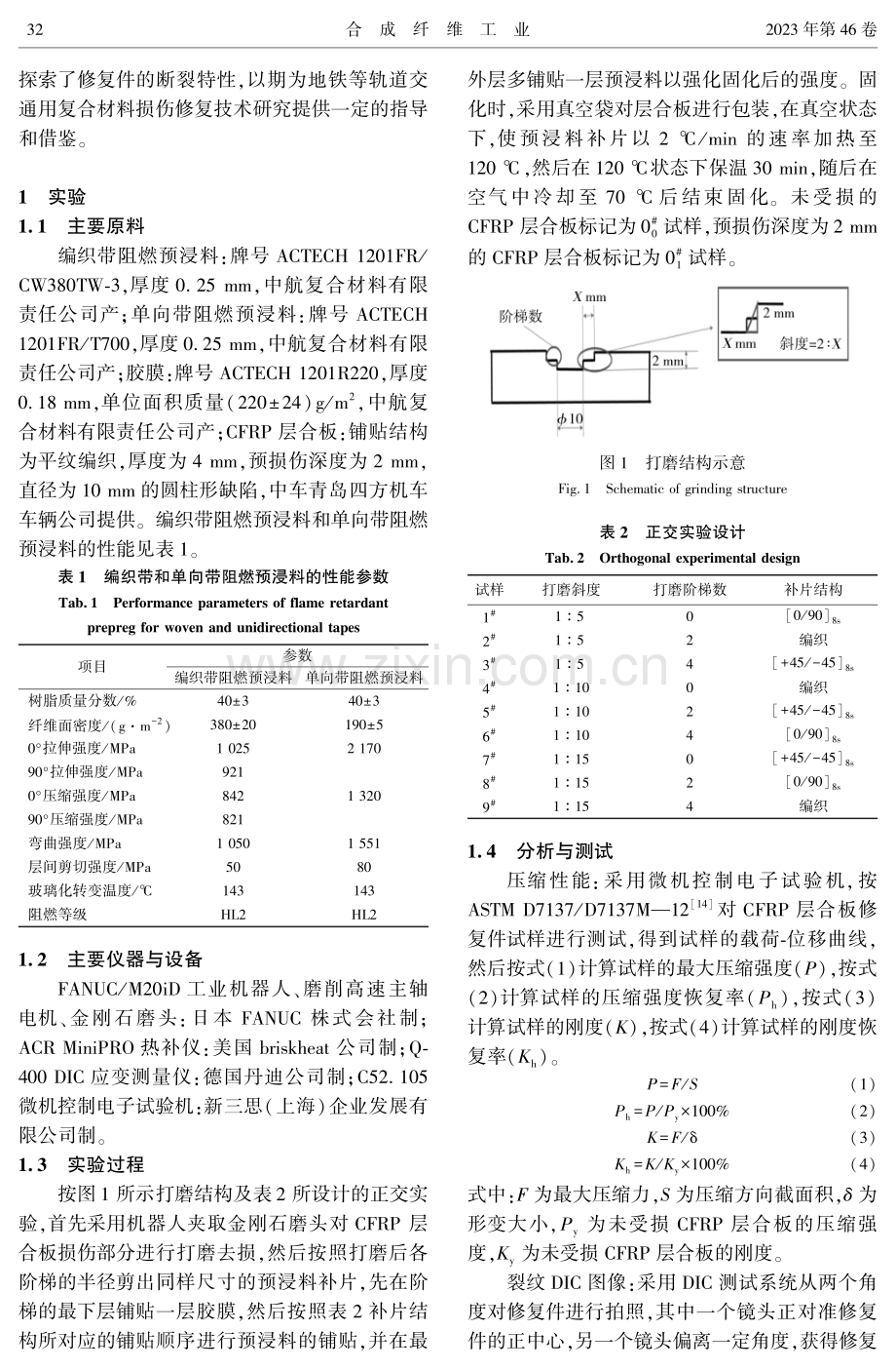 基于预浸料挖补修理法的轨道车辆用CFRP结构修复研究.pdf_第2页