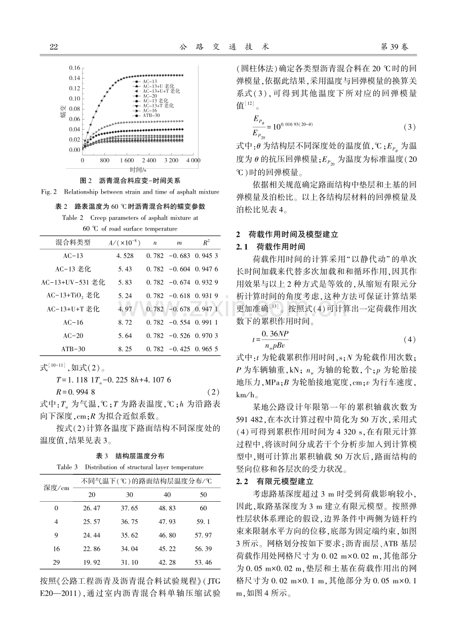 基于有限元的高海拔地区沥青混凝土路面结构抗紫外光老化性能对比分析.pdf_第3页