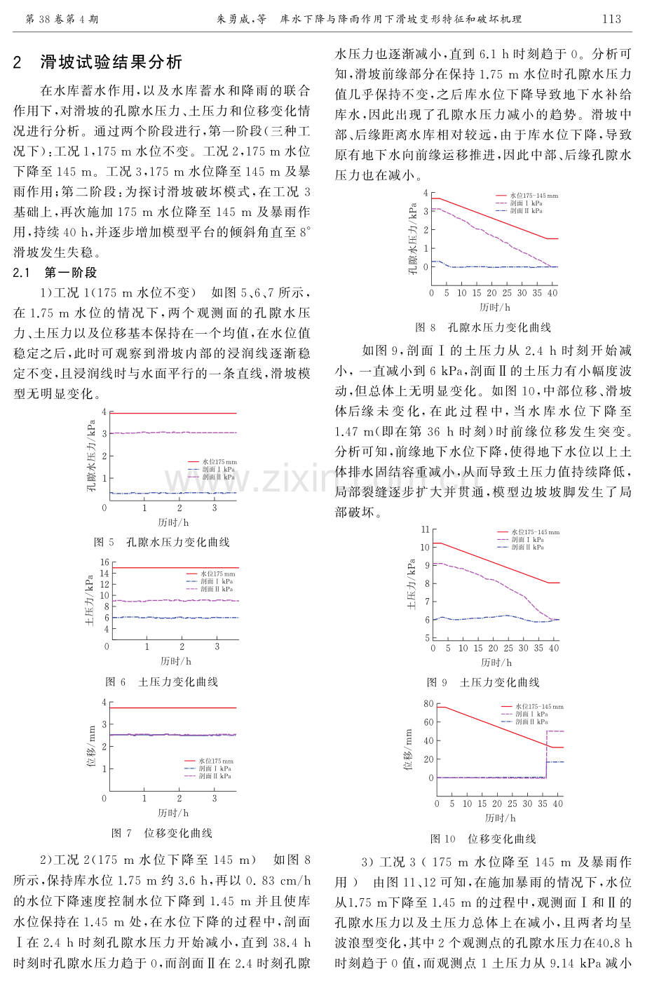 库水下降与降雨作用下滑坡变形特征和破坏机理.pdf_第3页