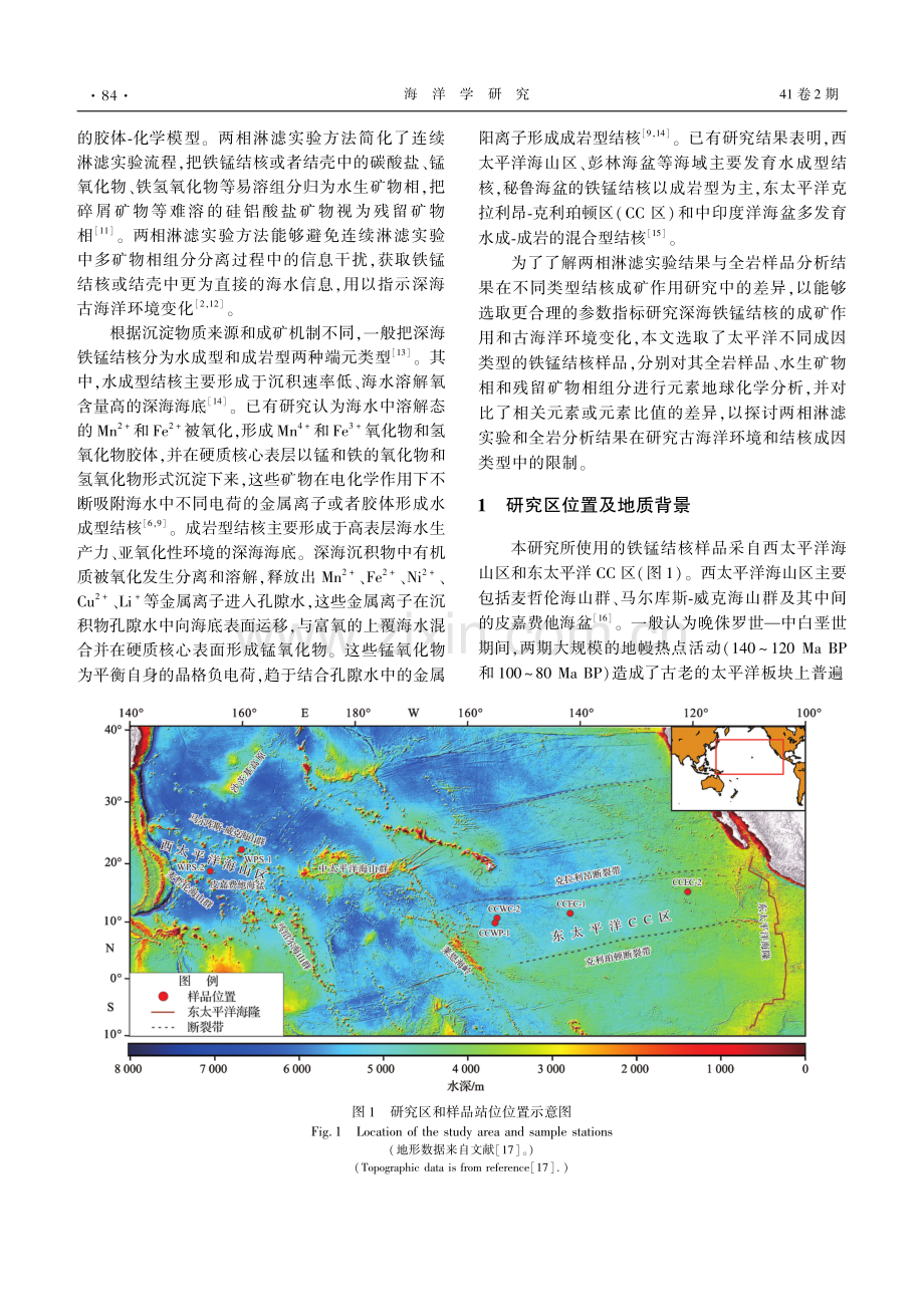 两相淋滤实验在深海铁锰结核研究中的应用.pdf_第2页