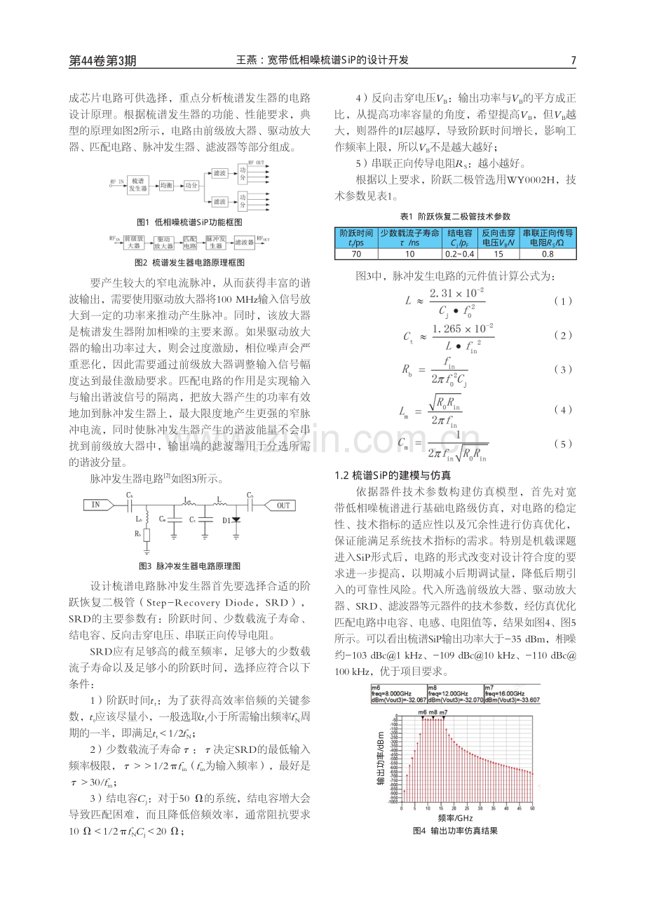 宽带低相噪梳谱SiP的设计开发.pdf_第2页