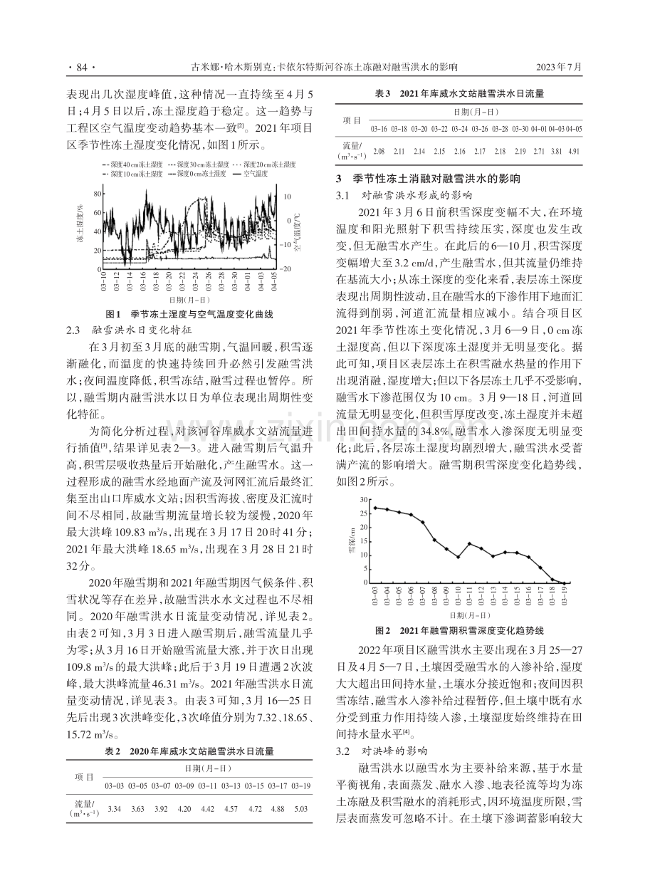 卡依尔特斯河谷冻土冻融对融雪洪水的影响.pdf_第2页