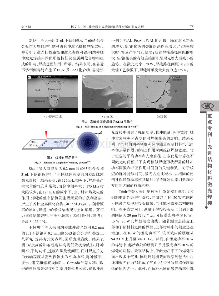 脉冲激光焊接铝_钢异种金属的研究进展.pdf_第3页