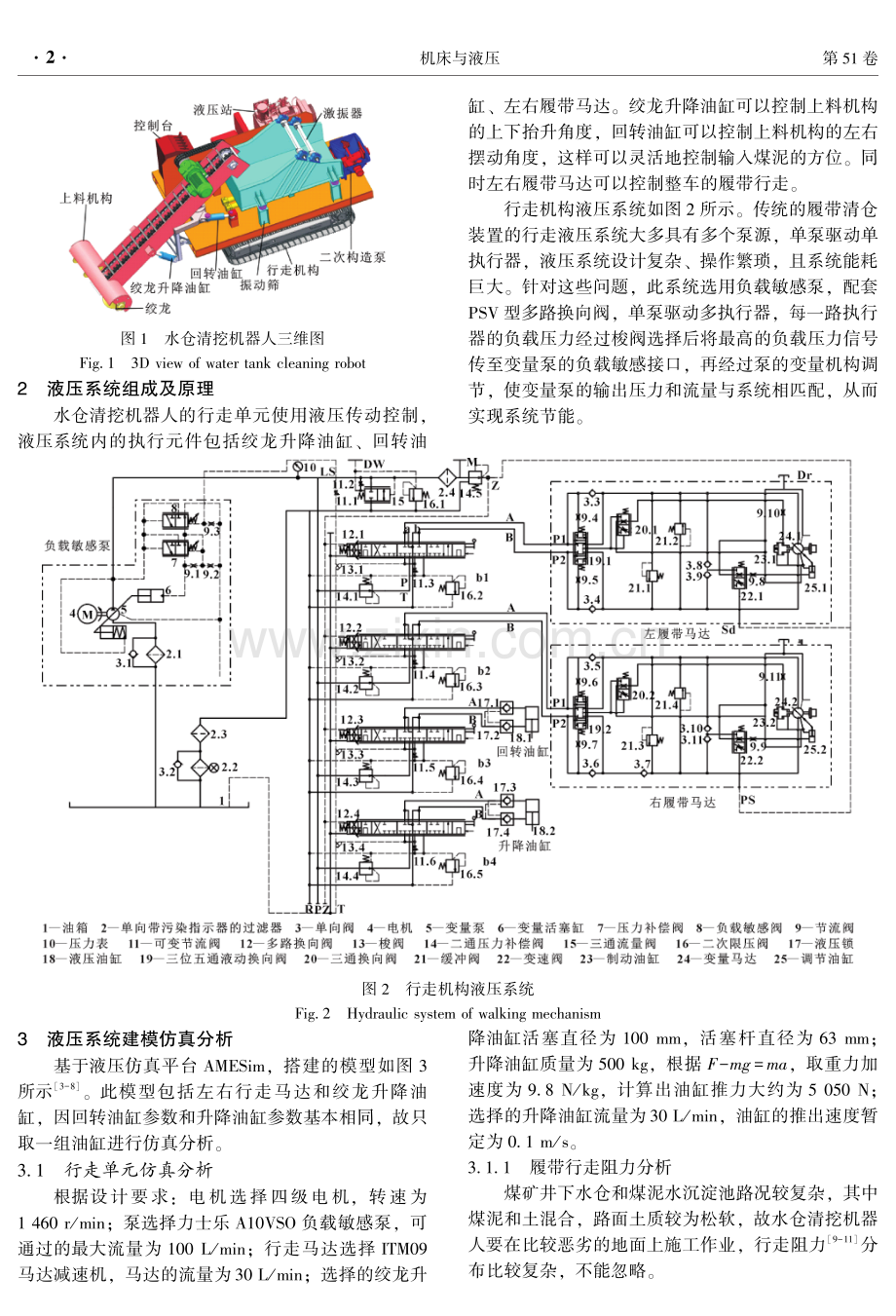 履带式水仓清挖机器人液压系统分析.pdf_第2页