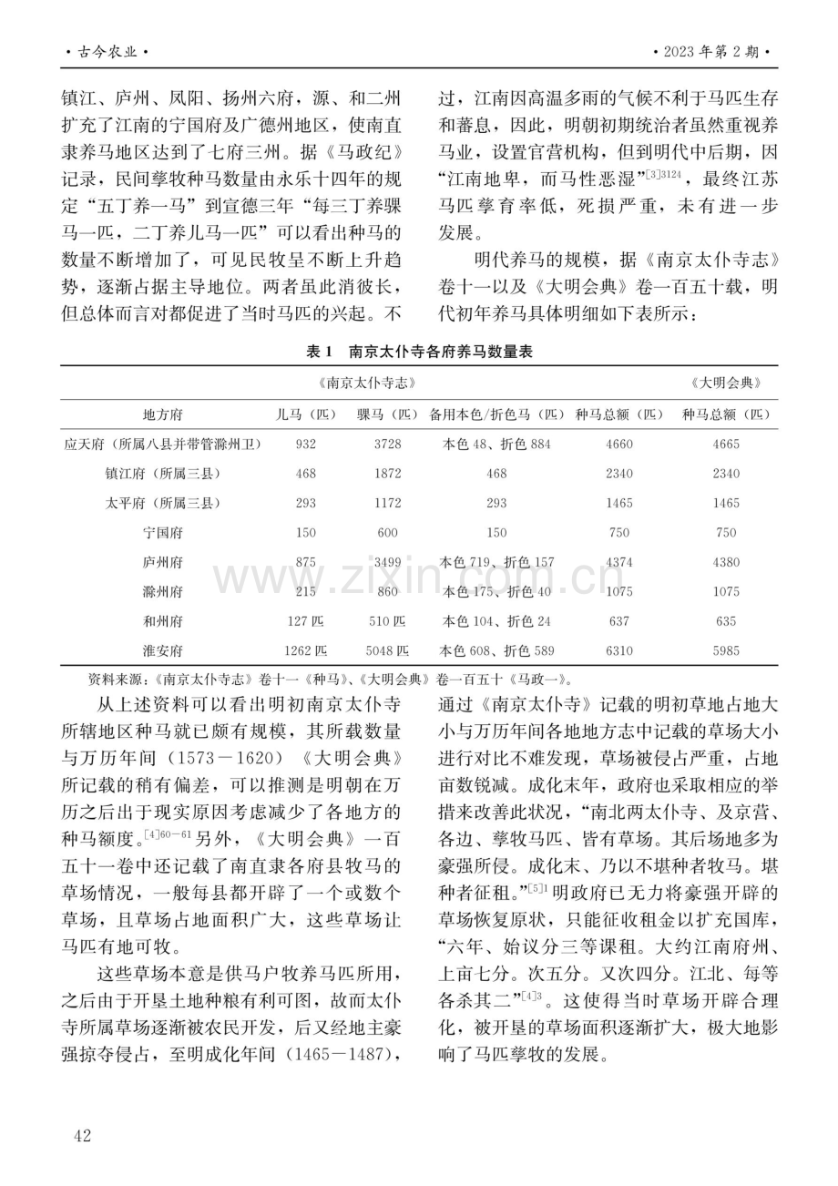 明代江苏地区的养马业.pdf_第2页