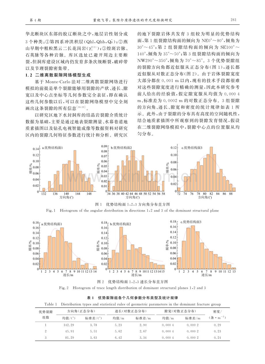 裂隙介质渗透性的升尺度转换研究.pdf_第3页