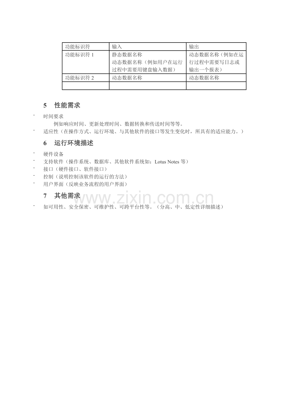 XXX系统需求分析报告模板.docx_第2页