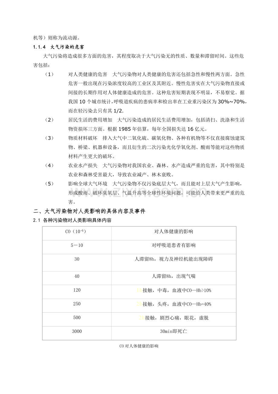 大气污染对人类生活环境的影响论文.doc_第3页