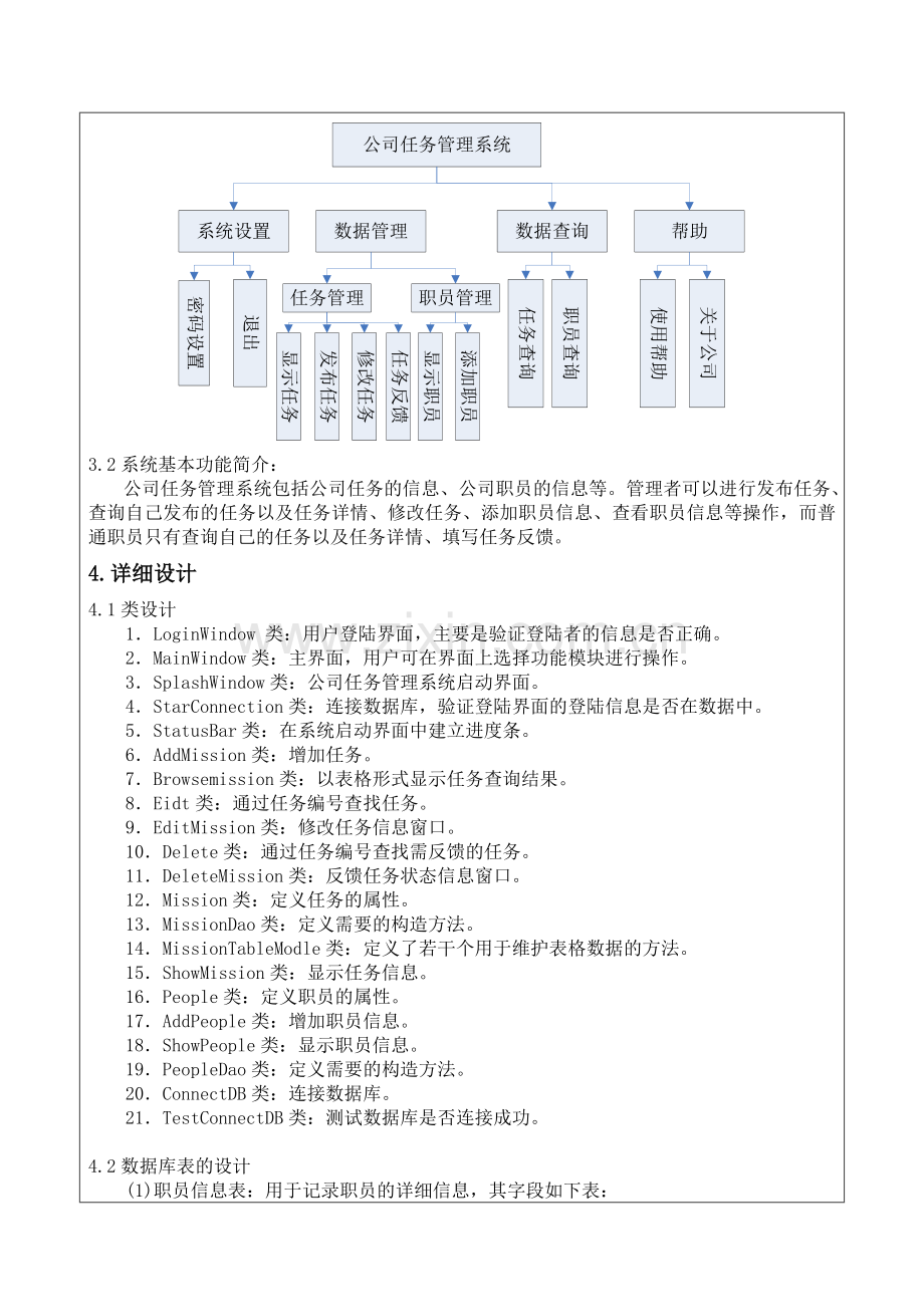 java公司任务管理系统课程设计报告.doc_第3页