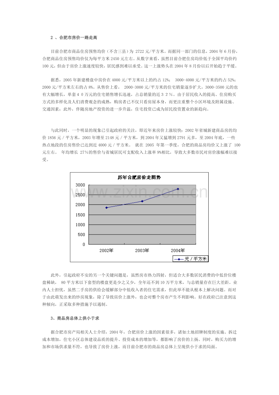 安徽合肥市房地产市场分析报告.doc_第3页