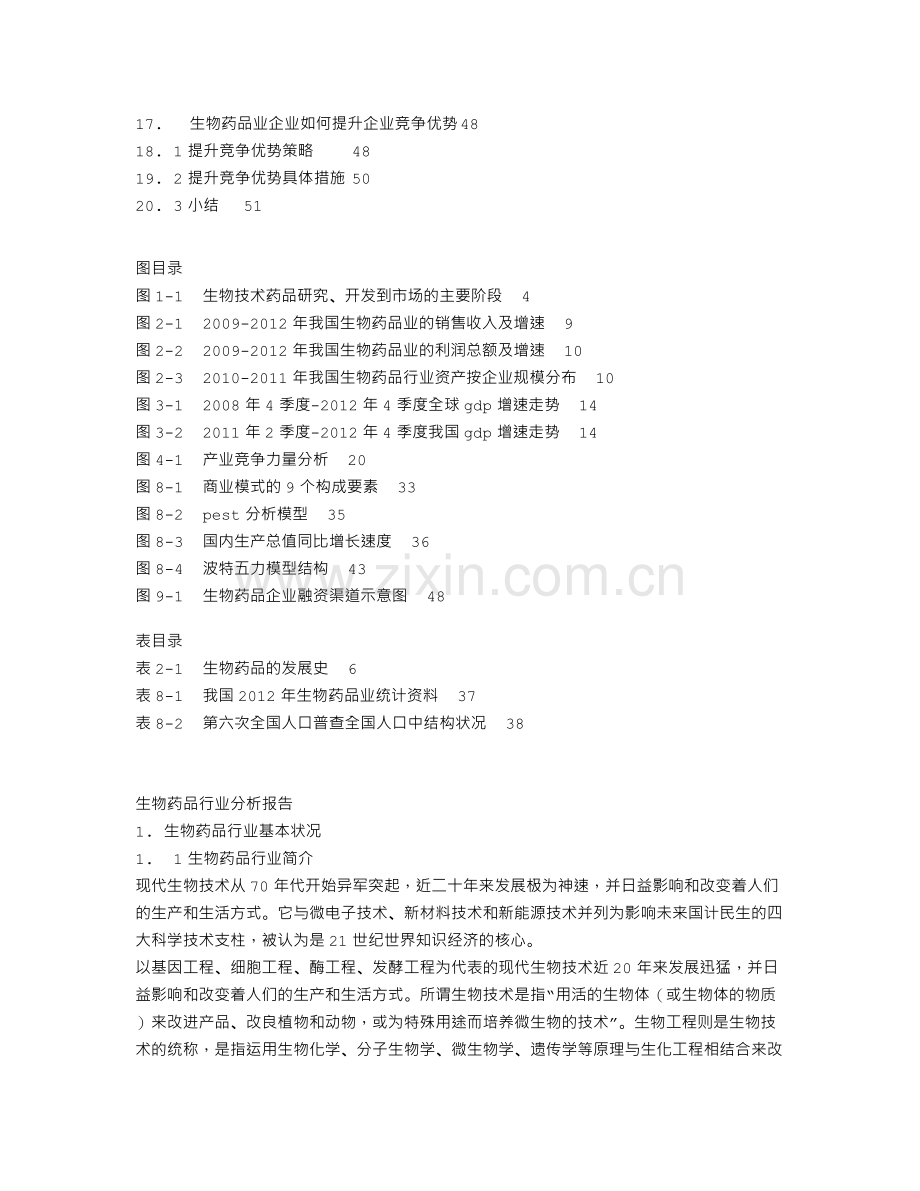 毕业论文生物药品行业分析报告.doc_第2页