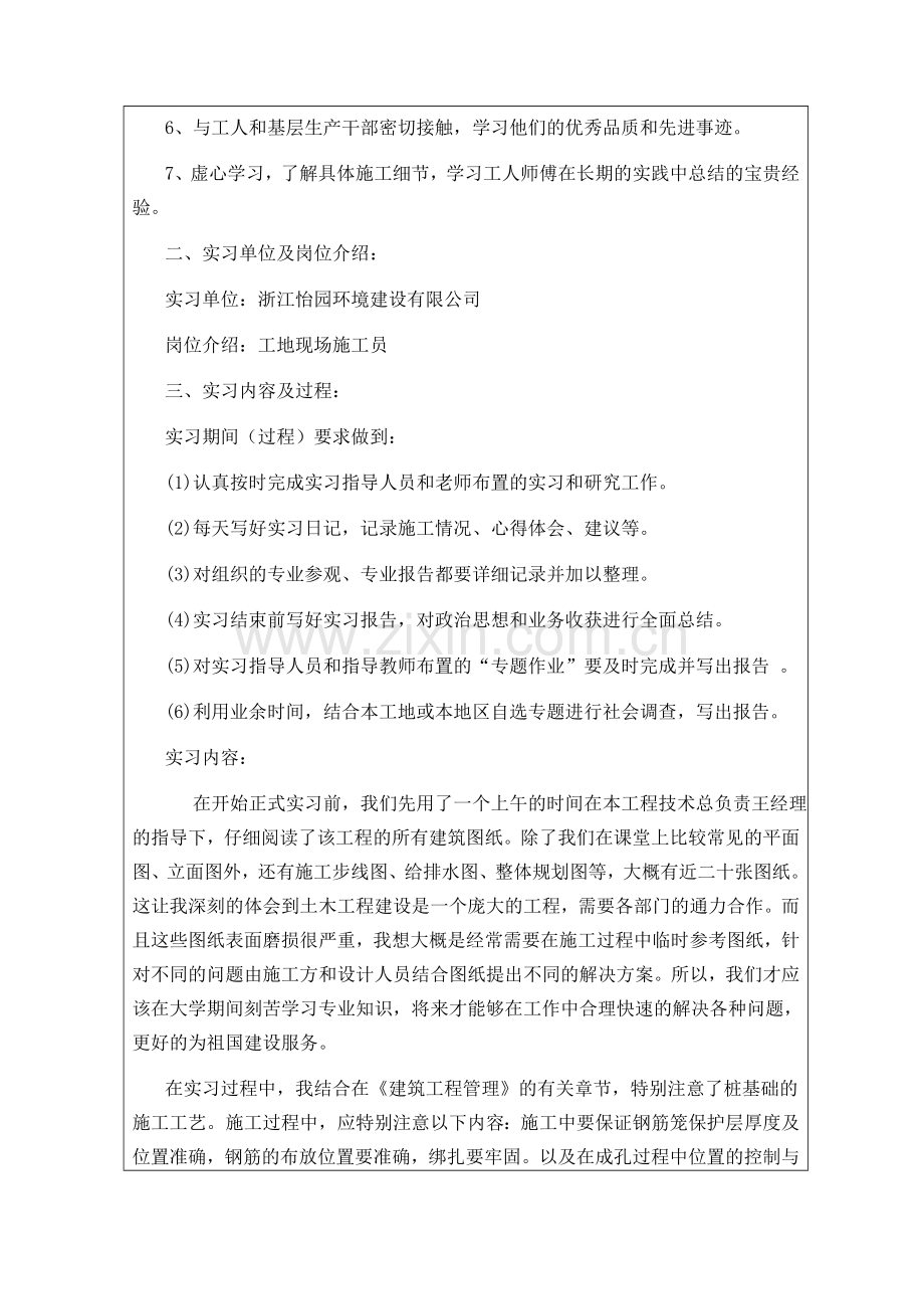 大连理工大学网络教育学院实习报告报表.doc_第2页