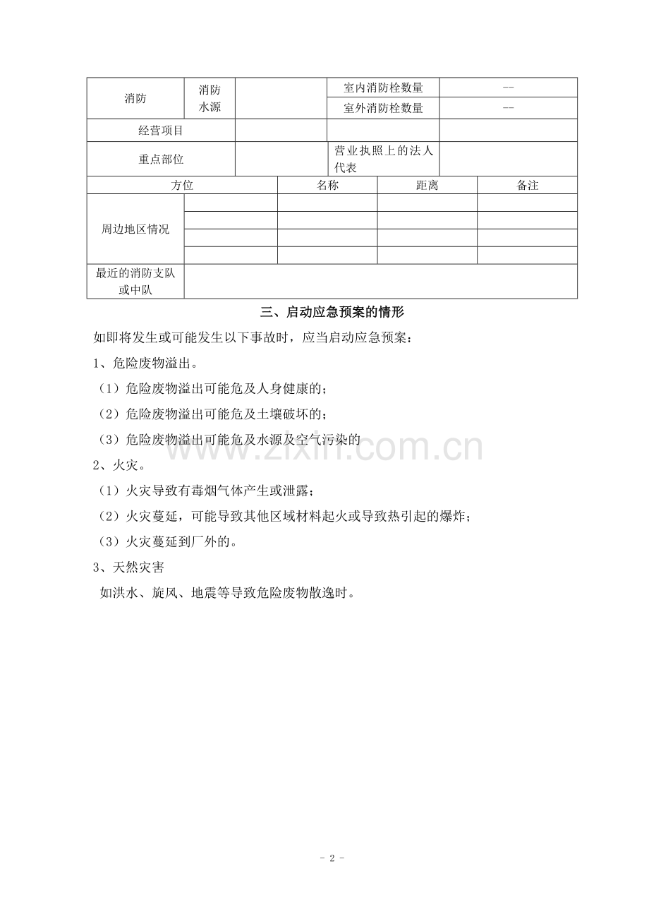 危险废物产生单位应急预案.doc_第2页