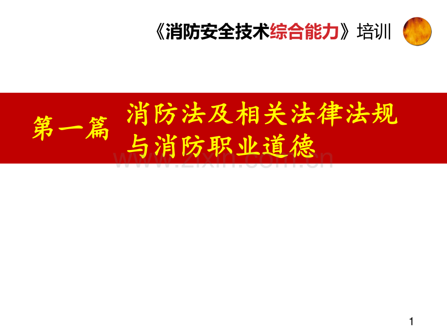 消防法及相关法律法规与消防职业道德.pdf_第1页