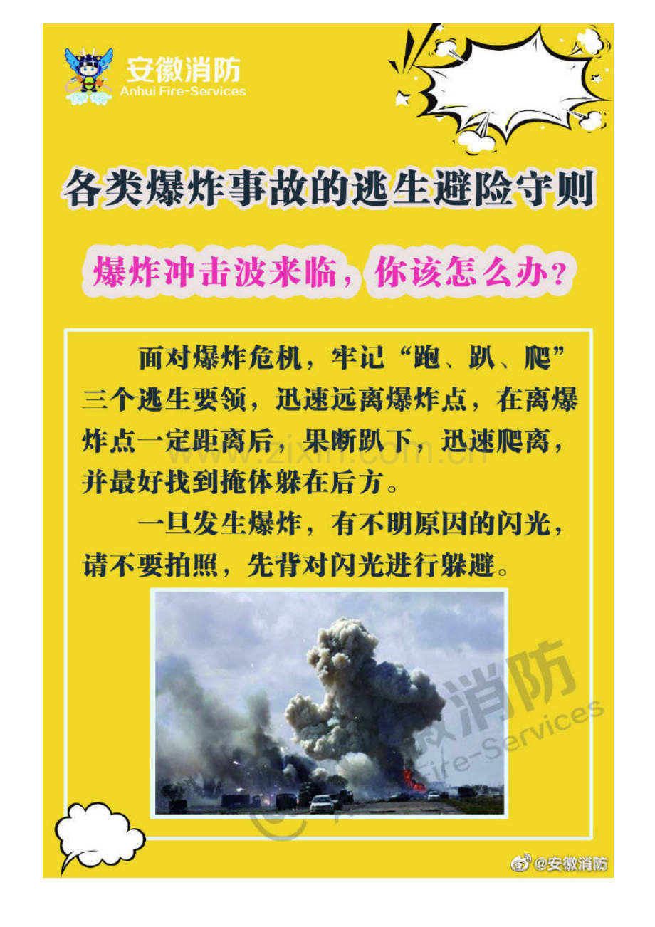 各类爆炸事故的逃生避险守则.docx_第1页