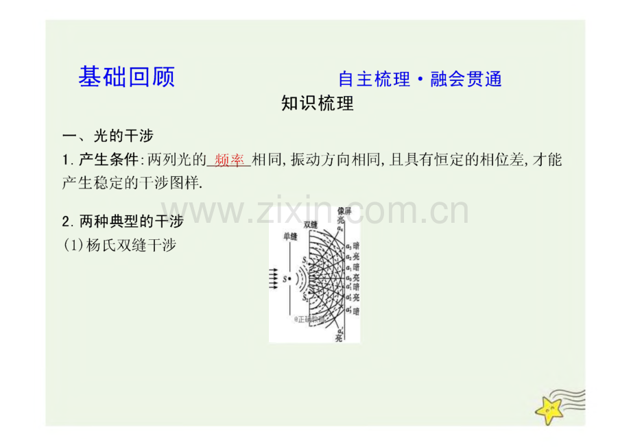 高考物理总复习 第4课时 光的波动性 电磁波 相对论.pdf_第3页