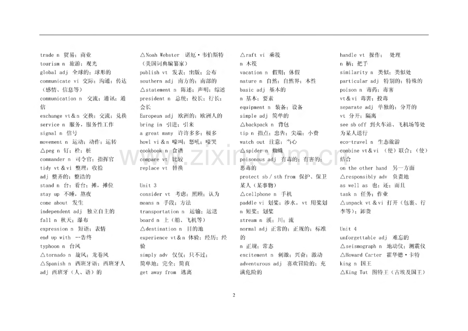 高中英语单词表人教版.pdf_第2页