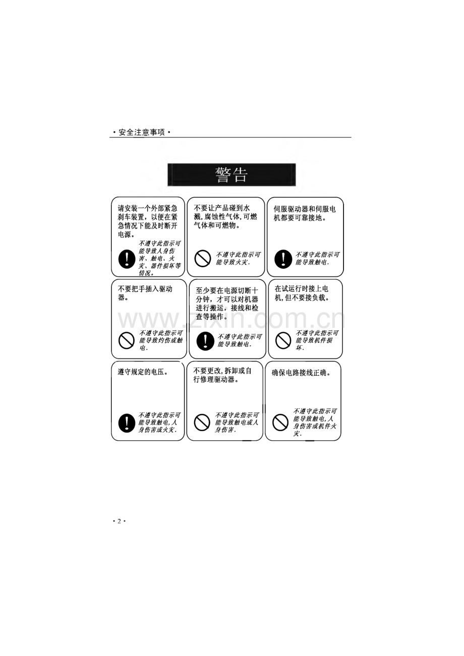 交流全数字伺服驱动器EPS系列基础技术手册.pdf_第3页