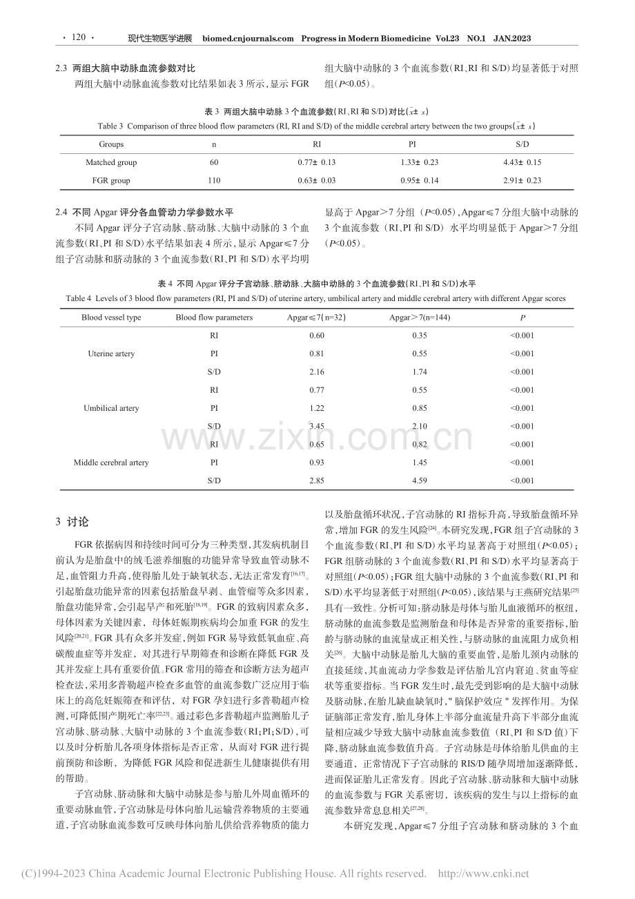 产前超声孕妇血流动力学血流...儿宫内生长受限临床意义分析_高翔.pdf_第3页