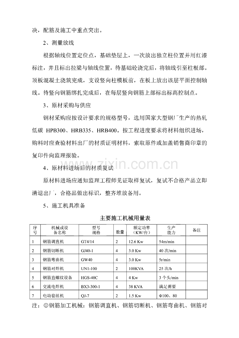 某幼儿园钢筋制造与安装工程方案.pdf_第3页