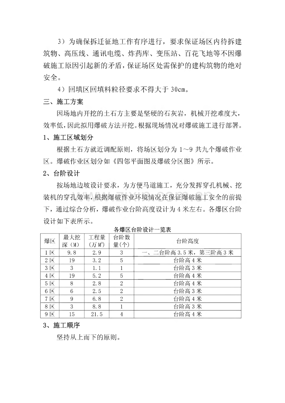 贵州幼儿师范高等专科学校新校区-场平石方微差控制爆破设计.pdf_第3页