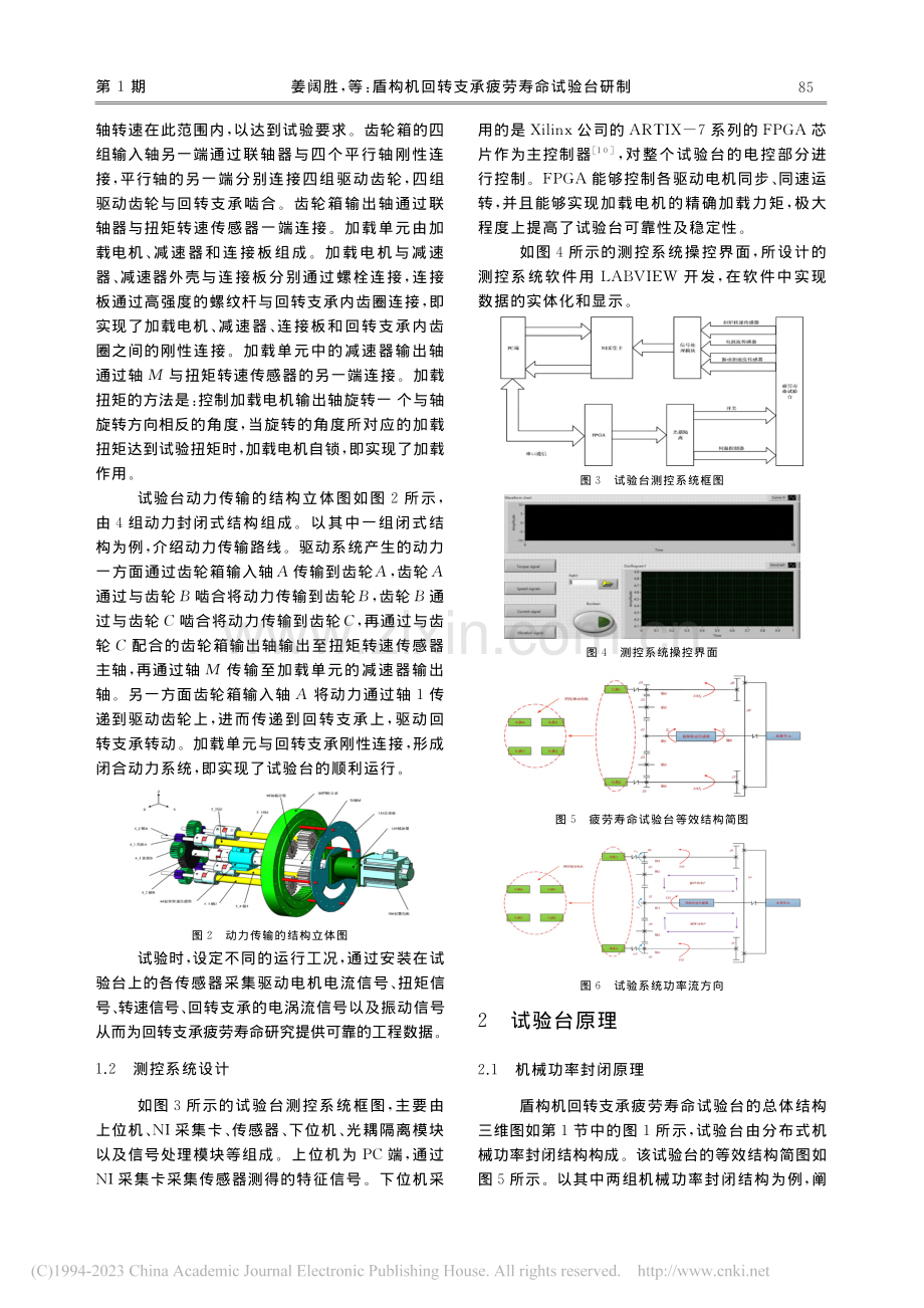 盾构机回转支承疲劳寿命试验台研制_姜阔胜.pdf_第2页