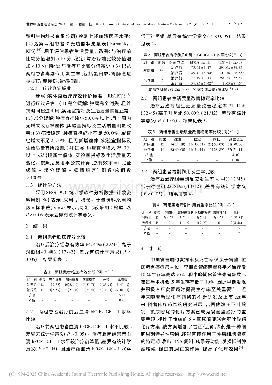 扶正减毒方联合GLF方案治...素样生长因子-1水平的影响_张喜峰.pdf_第3页