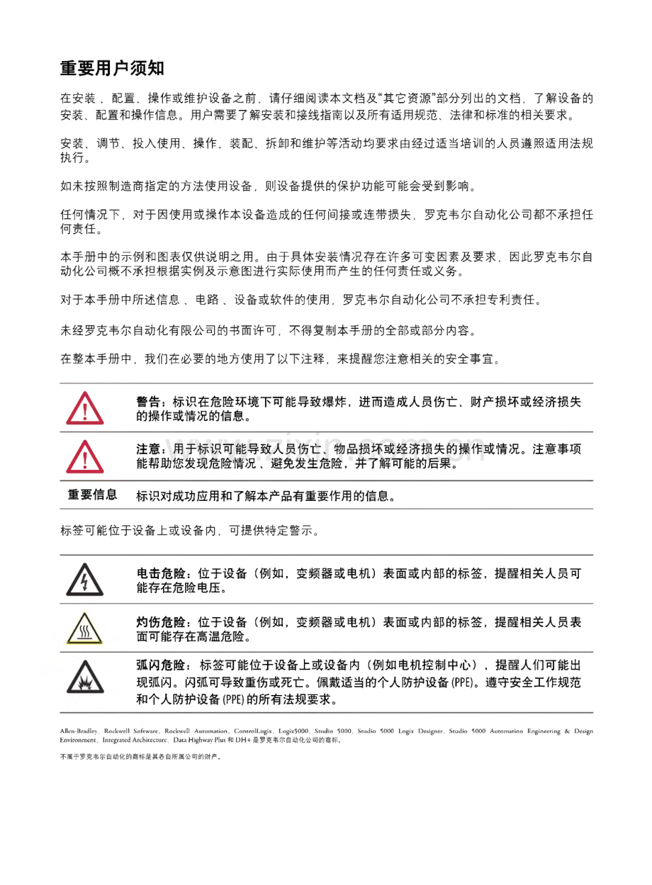 ControlLogix 数字量 I∕O 模块用户手册.pdf_第2页