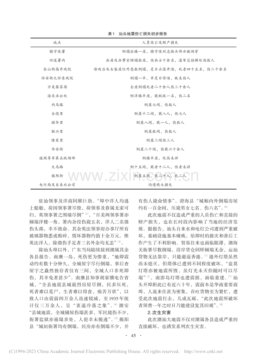 1918年潮汕大地震与应对救助_詹昊扬.pdf_第2页