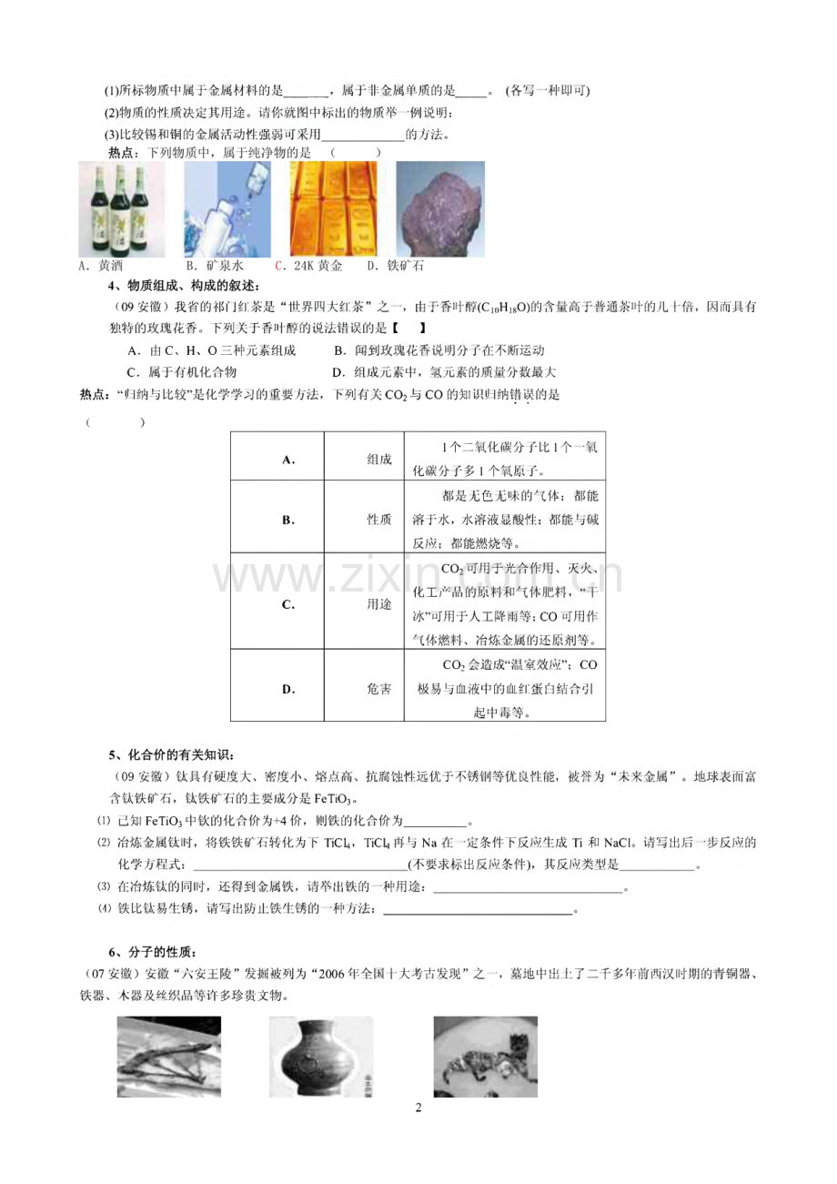 化学专题复习_中考化学考题热点.pdf_第2页