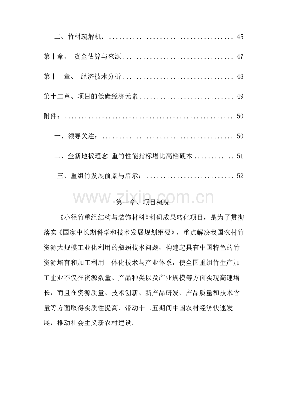 小径竹重组结构与装饰材料建设可行性研究报告.pdf_第3页