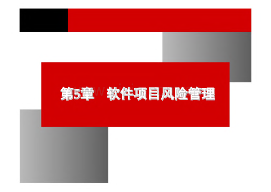 《软件项目管理原理与实践》 课件第5章软件项目风险管理.pdf_第1页