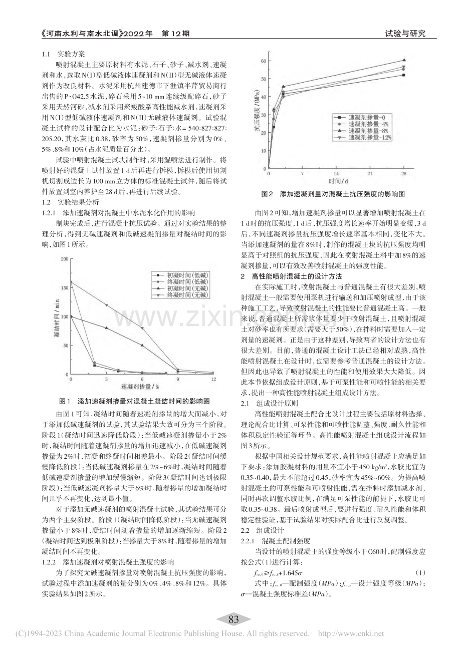 高性能喷射混凝土组成设计方法研究_文成禄.pdf_第2页