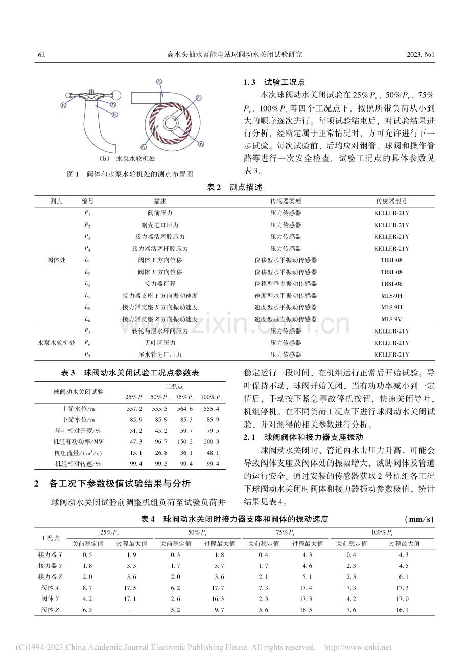 高水头抽水蓄能电站球阀动水关闭试验研究_孙铭君.pdf_第3页