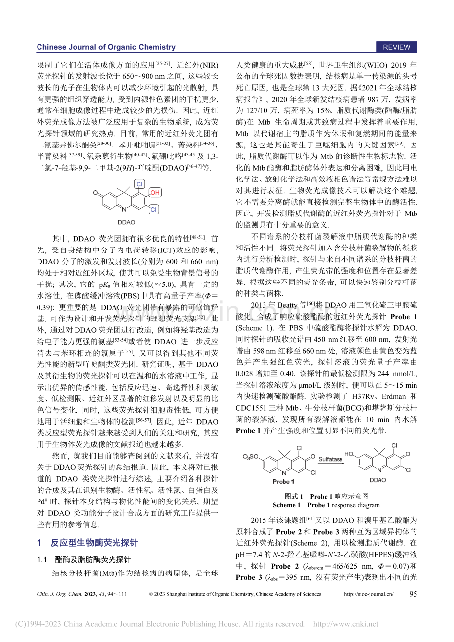 基于1,3-二氯-7-羟基...)的近红外荧光探针研究进展_马延慧.pdf_第2页