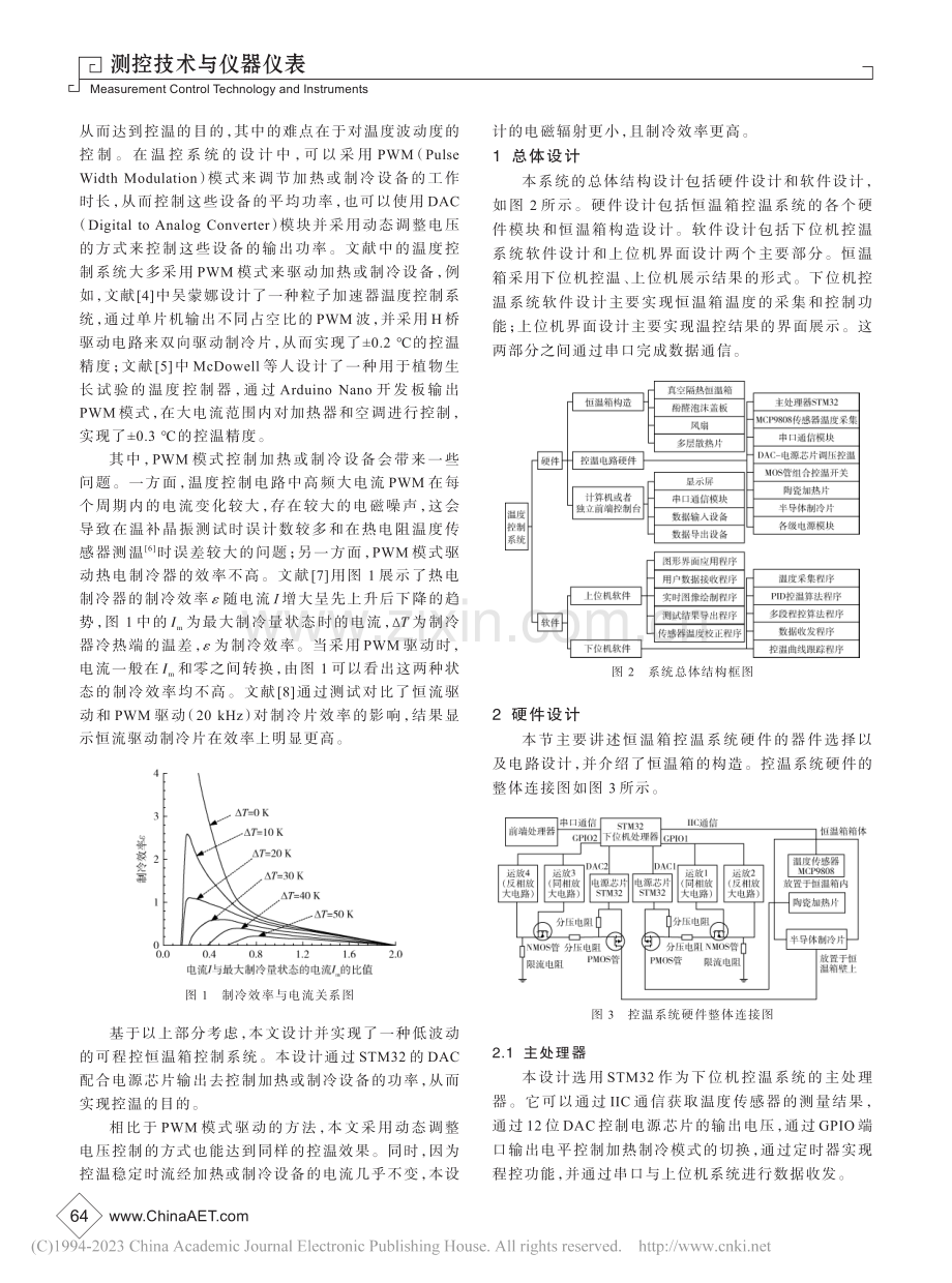 一种低波动的可程控恒温箱控制系统设计_柴恒.pdf_第2页