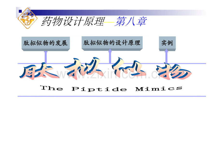 第八章 药物设计原理-肽拟似物医学.pdf_第1页