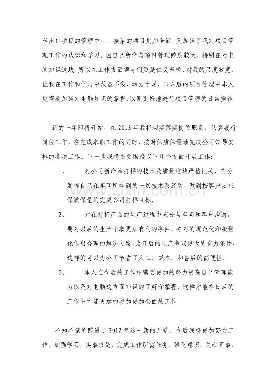 项目经理个人年终工作总结报告.doc_第2页