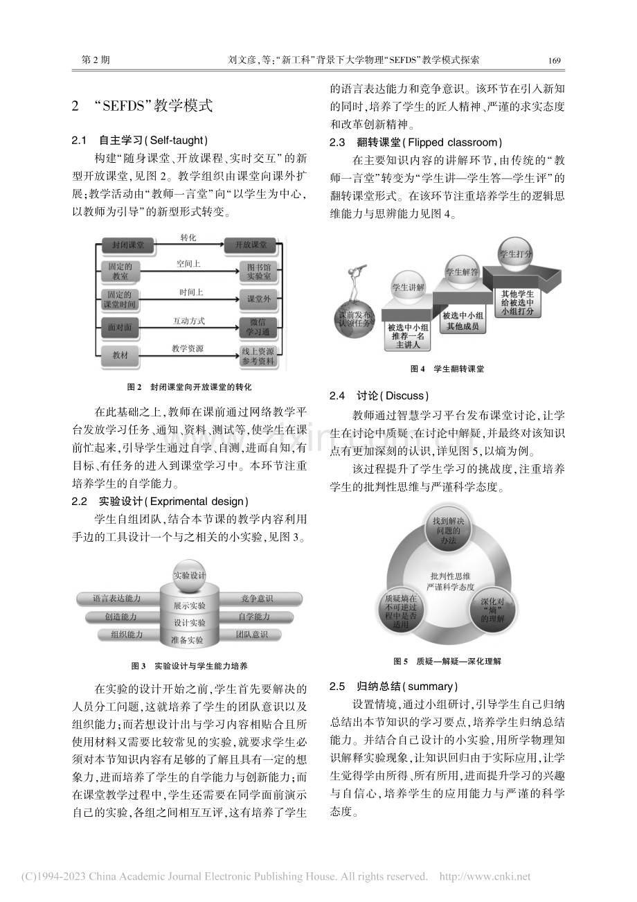 “新工科”背景下大学物理“SEFDS”教学模式探索_刘文彦.pdf_第2页