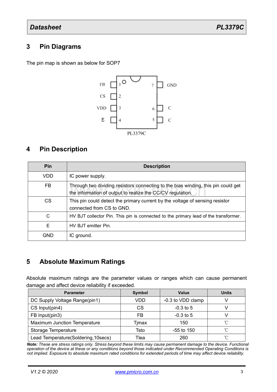 充电器dp3773f代换料PL3379C芯片规格书参数_骊微电子.pdf_第3页